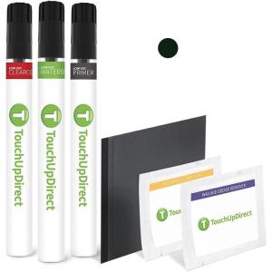 imageTouchUpDirect Car Paint Touch Up Brush Kit  Compatible with Ford UAUD Black Ebony Exact Match Auto Paint Kit with Primer Car Color and Clearcoat for Repainting and Scratch Repair Platinum Kit