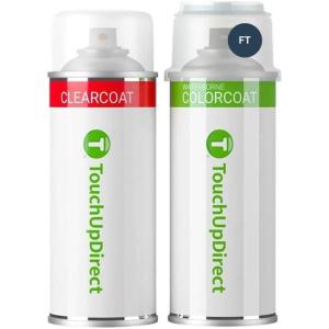 imageTouchUpDirect Car Paint Touch Up Spray Kit  Compatible with Ford FT Blue Exact Match Auto Paint Kit with Car Color Spray and Clearcoat for Repainting or Scratch Repair Essential Kit