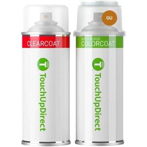 imageTouchUpDirect Car Paint Touch Up Spray Kit  Compatible with Ford GU Saber Exact Match Auto Paint Kit with Car Color Spray and Clearcoat for Repainting or Scratch Repair Essential Kit