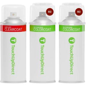 imageTouchUpDirect Car Paint Touch Up Spray Kit  Compatible with Ford R3 Burgundy Velvet Metallic Tricoat Exact Match Auto Paint Kit with Car Color Spray and Clearcoat for Repainting or Scratch Repair Essential Kit