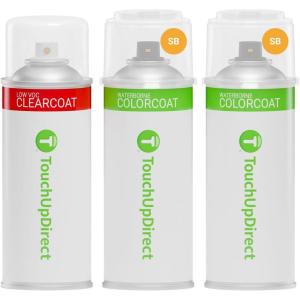 imageTouchUpDirect Car Paint Touch Up Spray Kit  Compatible with Ford SB Cyber Orange Metallic Tricoat Exact Match Auto Paint Kit with Car Color Spray and Clearcoat for Repainting or Scratch Repair Essential Kit