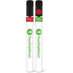 imageTouchUpDirect E4F16DM6886M64706470 Vermillion Red for Ford Exact Match Touch Up Paint Brush  Essential Package