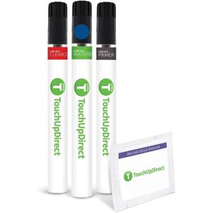 imageTouchUpDirect E7 Velocity Blue Compatible with Ford Exact Match Touch Up Paint Brush  Preferred Kit