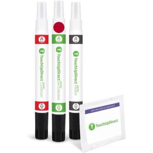imageTouchUpDirect EA Hot Pepper Red Metallic Compatible with Ford Exact Match Touch Up Paint Combo  Preferred Kit