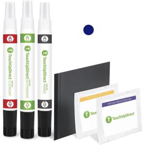 imageTouchUpDirect L6 Kona Blue Compatible with Ford Exact Match Touch Up Paint Combo  Platinum Kit