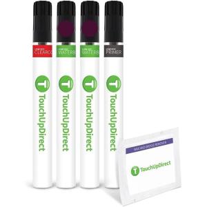 imageTouchUpDirect R3 Burgundy Velvet Metallic Tricoat Compatible with Ford Exact Match Touch Up Paint Brush  Preferred Kit