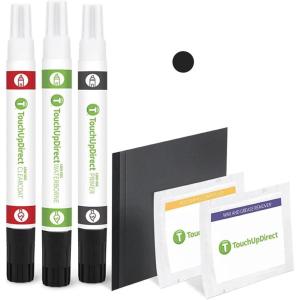 imageTouchUpDirect UH Tuxedo Black Compatible with Ford Exact Match Touch Up Paint Combo  Platinum Kit
