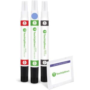 imageTouchUpDirect UN Steel Blue Metallic Compatible with Ford Exact Match Touch Up Paint Combo  Preferred Kit