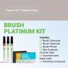 imageTouchUpDirect Car Paint Touch Up Brush Kit  Compatible with Toyota 4X1 Titanium Glow Exact Match Auto Paint Kit with Primer Car Color and Clearcoat for Repainting and Scratch Repair Platinum Kit