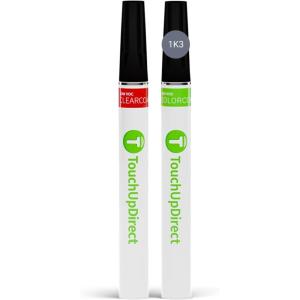 imageTouchUpDirect Car Paint Touch Up Brush Kit  Compatible with Toyota 1K3 Celestite Gray Metallic Exact Match Auto Paint Kit with Car Color and Clearcoat for Repainting or Scratch Repair Essential Kit