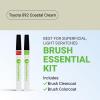 imageTouchUpDirect Car Paint Touch Up Brush Kit  Compatible with Toyota 092 Coastal Cream Exact Match Auto Paint Kit with Car Color and Clearcoat for Repainting or Scratch Repair Essential Kit