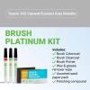 imageTouchUpDirect Car Paint Touch Up Brush Kit  Compatible with Toyota 1H5 CementCement Gray Metallic Exact Match Auto Paint Kit with Primer Car Color and Clearcoat for Repainting and Scratch Repair Platinum Kit