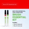 imageTouchUpDirect Car Paint Touch Up Brush Kit  Compatible with Toyota 3P0 Absolutely Red Exact Match Auto Paint Kit with Car Color and Clearcoat for Repainting or Scratch Repair Essential Kit