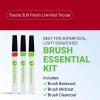 imageTouchUpDirect Car Paint Touch Up Brush Kit  Compatible with Toyota 3U9 Finish Line Red Tricoat Exact Match Auto Paint Kit with Car Color and Clearcoat for Repainting or Scratch Repair Essential Kit