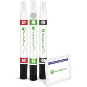 imageTouchUpDirect 1D6 Silver Sky Metallic Compatible with Toyota Exact Match Touch Up Paint Combo  Preferred Kit