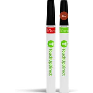 imageTouchUpDirect Car Paint Touch Up Brush Kit  Compatible with Toyota 4X0 Inferno Exact Match Auto Paint Kit with Car Color and Clearcoat for Repainting or Scratch Repair Essential Kit