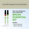 image:imageTouchUpDirect Car Paint Touch Up Brush Kit  Compatible with Toyota 5B2 ChampagneCreme Brulee Metallic Exact Match Auto Paint Kit with Car Color and Clearcoat for Repainting or Scratch Repair Essential Kit