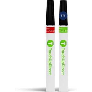 image:imageTouchUpDirect Car Paint Touch Up Brush Kit  Compatible with Toyota 8T5 Blue RibbonDark BlueOrion Blue Pearl Exact Match Auto Paint Kit with Car Color and Clearcoat for Repainting or Scratch Repair Essential Kit
