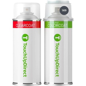 image:imageTouchUpDirect Car Paint Touch Up Spray Kit  Compatible with Toyota 1K9 Coastal Gray Metallic Exact Match Auto Paint Kit with Car Color Spray and Clearcoat for Repainting or Scratch Repair Essential Kit