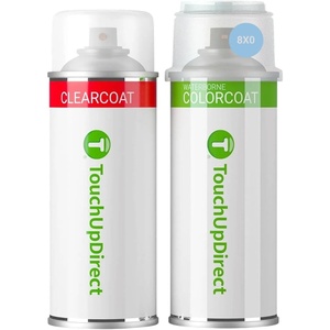 image:imageTouchUpDirect Car Paint Touch Up Spray Kit  Compatible with Toyota 8X0 Heritage Blue Exact Match Auto Paint Kit with Car Color Spray and Clearcoat for Repainting or Scratch Repair Essential Kit