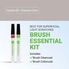 image:imageTouchUpDirect 4X1 Titanium Glow is Compatible Toyota with Exact Match Touch Up Paint Brush  Essential Kit