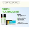 image:imageTouchUpDirect Car Paint Touch Up Brush Kit  Compatible with Toyota 070 Blizzard Pearl Tricoat Exact Match Auto Paint Kit with Primer Car Color and Clearcoat for Repainting and Scratch Repair Platinum Kit