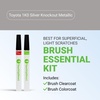 image:imageTouchUpDirect Car Paint Touch Up Brush Kit  Compatible with Toyota 1K0 Silver Knockout Metallic Exact Match Auto Paint Kit with Car Color and Clearcoat for Repainting or Scratch Repair Essential Kit