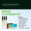 image:imageTouchUpDirect Car Paint Touch Up Brush Kit  Compatible with Toyota 209 Black Sand Pearl Exact Match Auto Paint Kit with Primer Car Color and Clearcoat for Repainting and Scratch Repair Platinum Kit