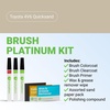 image:imageTouchUpDirect Car Paint Touch Up Brush Kit  Compatible with Toyota 4V6 Quicksand Exact Match Auto Paint Kit with Primer Car Color and Clearcoat for Repainting and Scratch Repair Platinum Kit