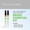 image:imageTouchUpDirect Car Paint Touch Up Brush Kit  Compatible with Toyota 4V8 Brown Sugar Metallic Exact Match Auto Paint Kit with Car Color and Clearcoat for Repainting or Scratch Repair Essential Kit