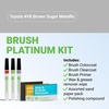 image:imageTouchUpDirect Car Paint Touch Up Brush Kit  Compatible with Toyota 4V8 Brown Sugar Metallic Exact Match Auto Paint Kit with Primer Car Color and Clearcoat for Repainting and Scratch Repair Platinum Kit
