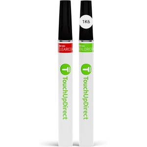 image:imageTouchUpDirect Car Paint Touch Up Brush Kit  Compatible with Toyota 1K6 Ice Edge Exact Match Auto Paint Kit with Car Color and Clearcoat for Repainting or Scratch Repair Essential Kit