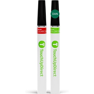 image:imageTouchUpDirect Car Paint Touch Up Brush Kit  Compatible with Toyota DAN Hakone Green Exact Match Auto Paint Kit with Car Color and Clearcoat for Repainting or Scratch Repair Essential Kit