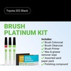 image:imageTouchUpDirect Car Paint Touch Up Brush Kit  Compatible with Toyota 202 Black Exact Match Auto Paint Kit with Primer Car Color and Clearcoat for Repainting and Scratch Repair Platinum Kit